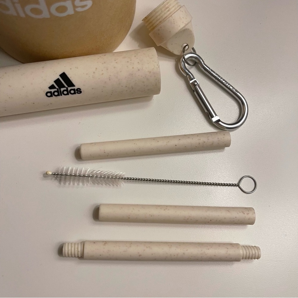 NEW ADIDAS REUSABLE STRAWS - Picture 3 of 5